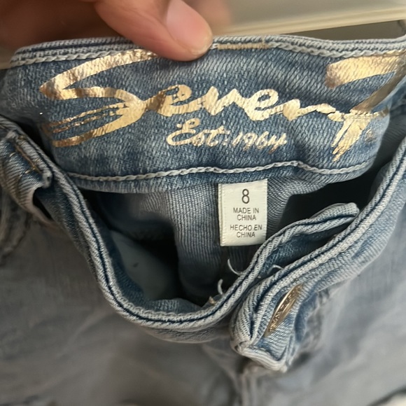 Women Seven Denim Distressed Shorts - Picture 3 of 12